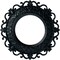 Ekena Millwork Orrington Ceiling Medallion (Canopies up to 6 5/8"), 13 1/4"OD x 6 5/8"ID x 1 1/8"P, Night Shade CM13ORNSF - alternate 1